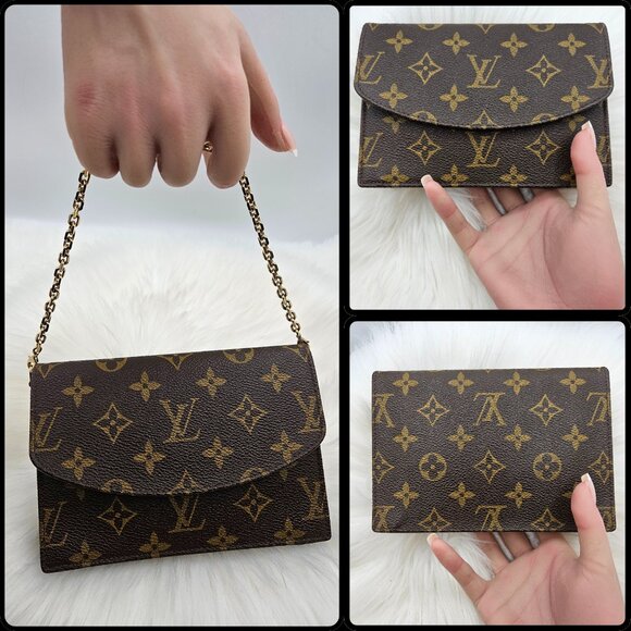 LV Monogram Pochette Rabat 17 Clutch - Picture 4 of 17